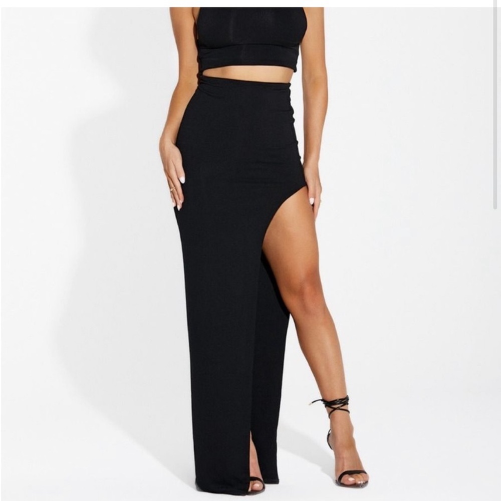 NWOT Naked Wardrobe The NW High Life Skirt in Black